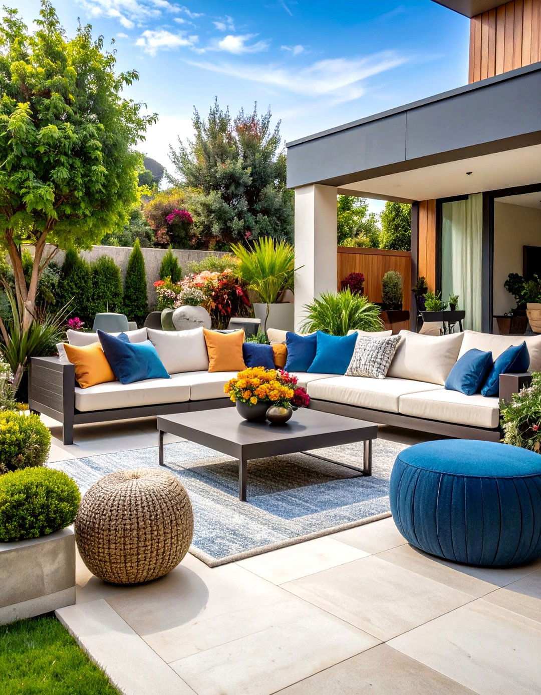 Organic Modernist Stone and Wood Fusion - 24 Outdoor Decor Ideas