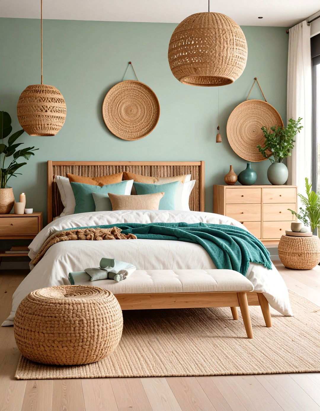 Organic Texture Combinations - 24 Japanese Bedroom Ideas