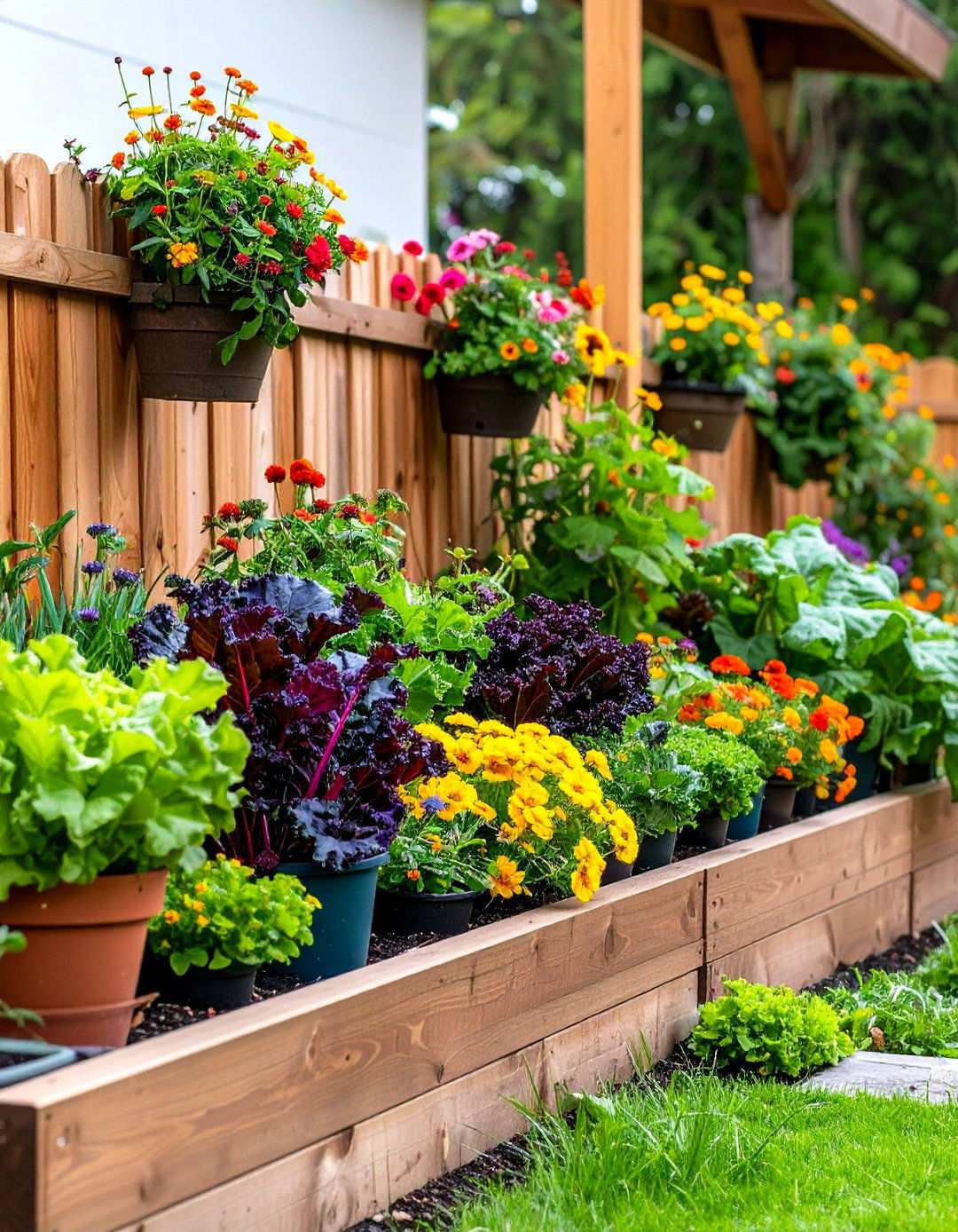 Ornamental Edible Border Design - 24 Low Maintenance Garden Border Ideas