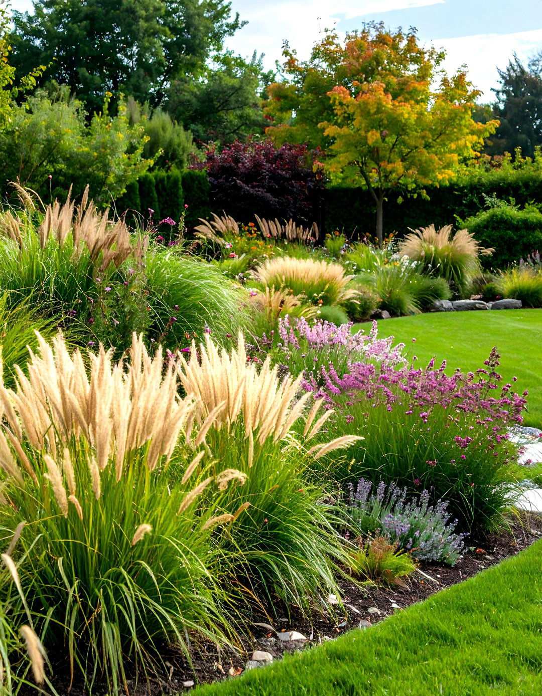 Ornamental Grass Prairie - 24 Xeriscape Ideas