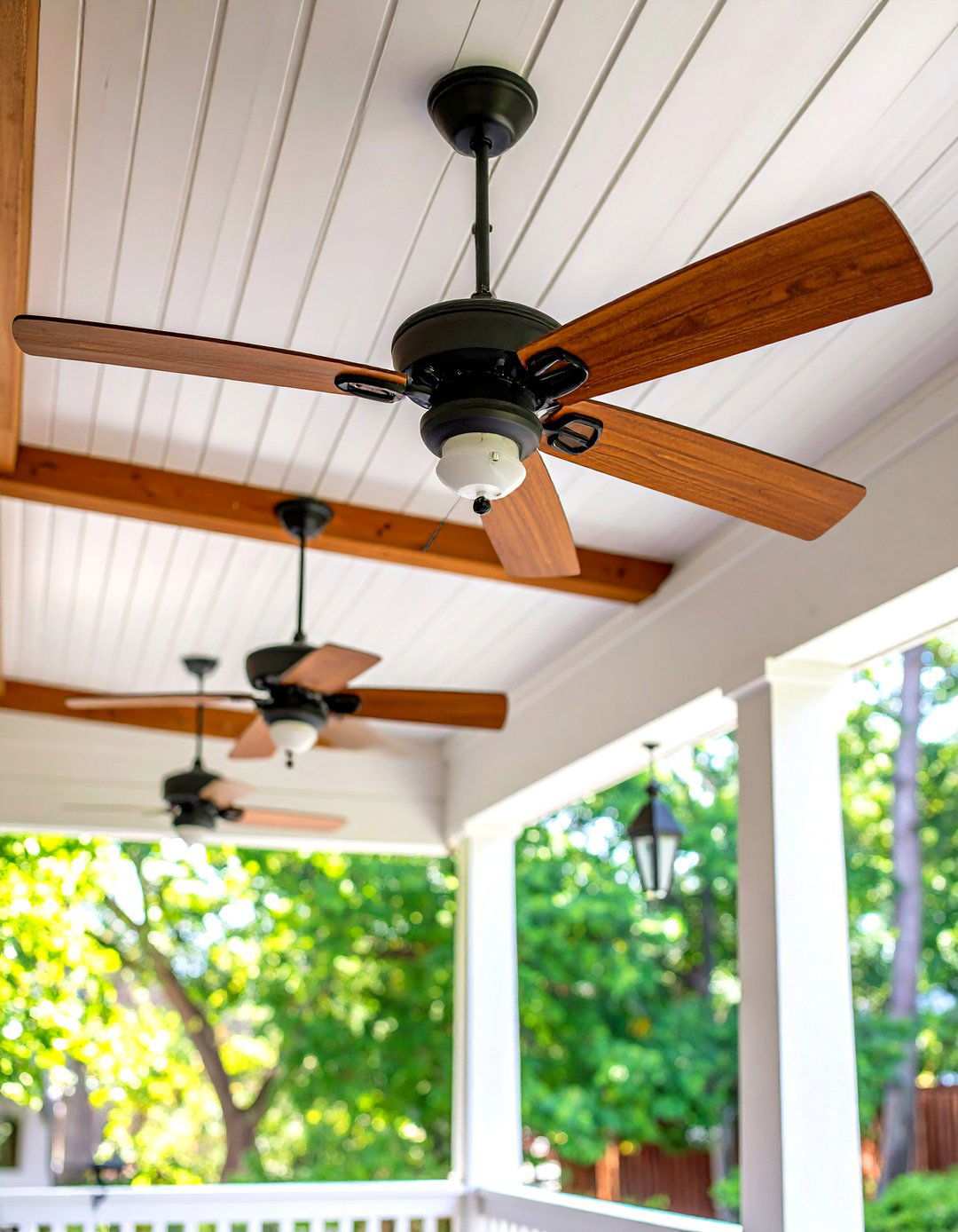 Outdoor Ceiling Fan Solutions - 24 Southern Front Porch Ideas