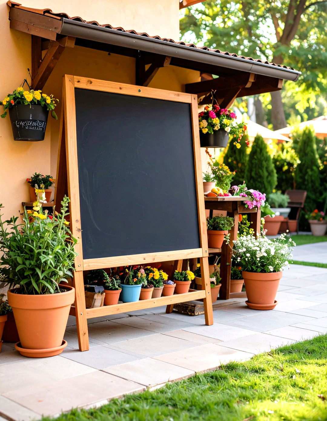 Outdoor Chalkboard and Message Centers - 24 Outdoor Wall Decor Ideas