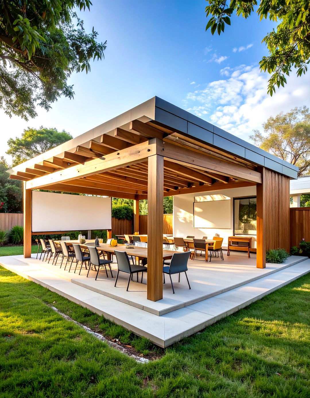Outdoor Classroom Pavilion - 24 Homeschool Room Ideas