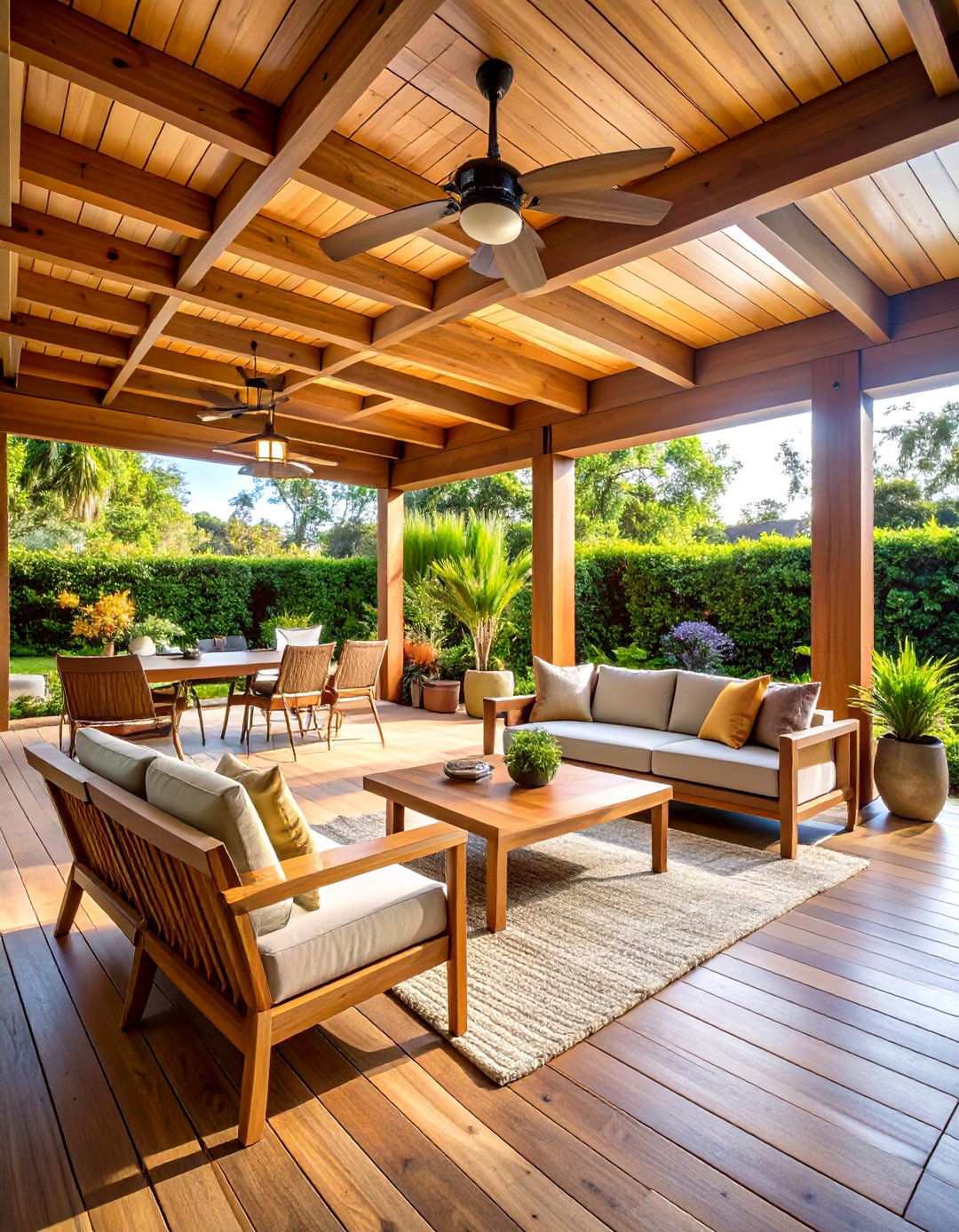 Outdoor Home Office with Weather Protection - 24 Small Home Office Ideas