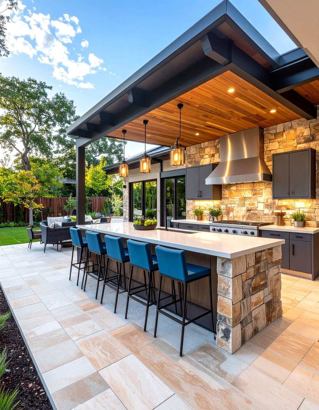 Outdoor Kitchen Bar Extension - 24 Kitchen Bar Ideas