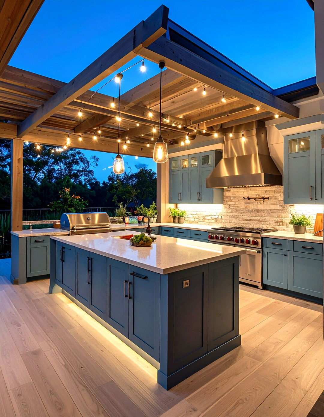 Outdoor Kitchen Extension Design - 24 U Shaped Kitchen Ideas