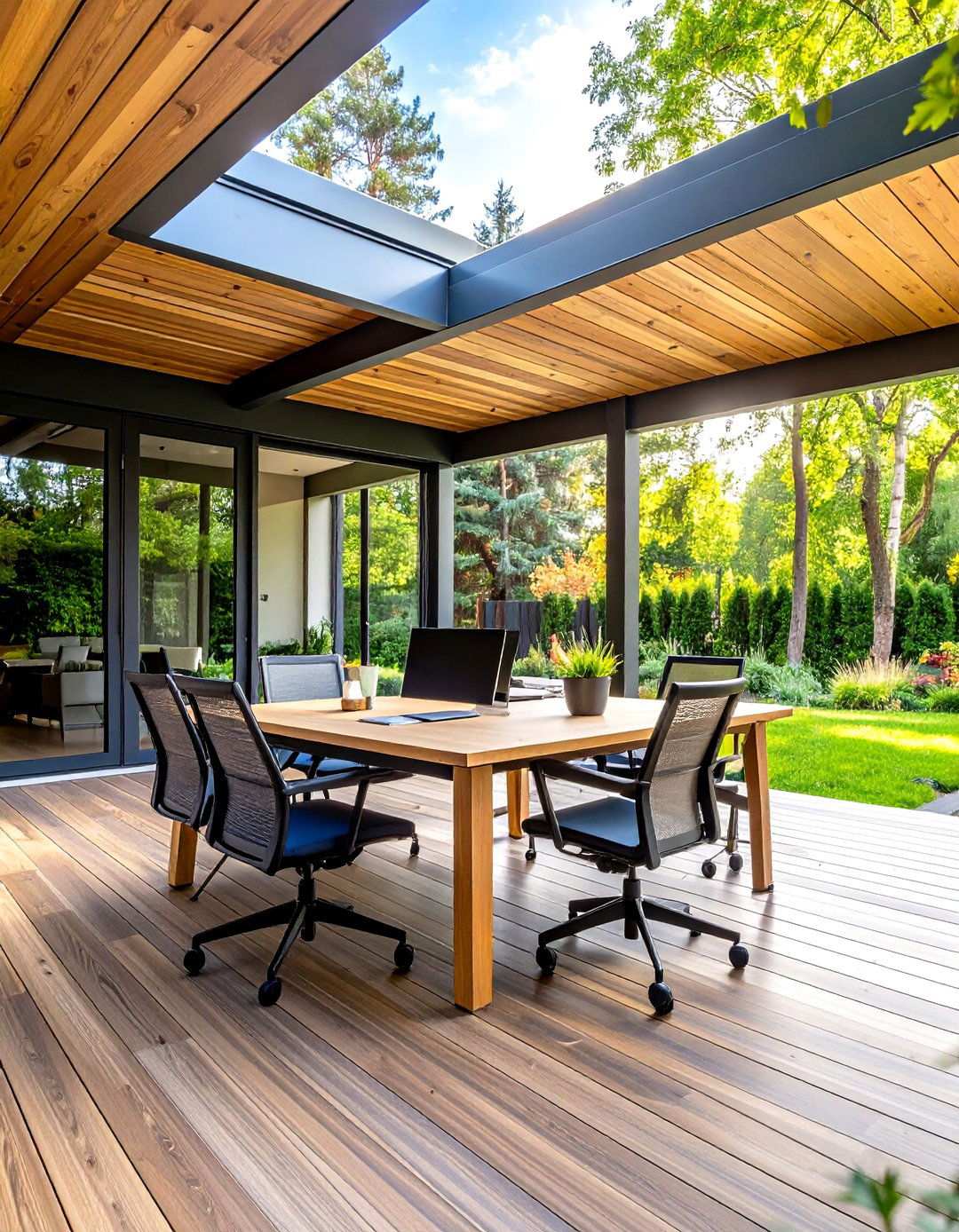 Outdoor Office Space - 24 Modern Home Office Ideas