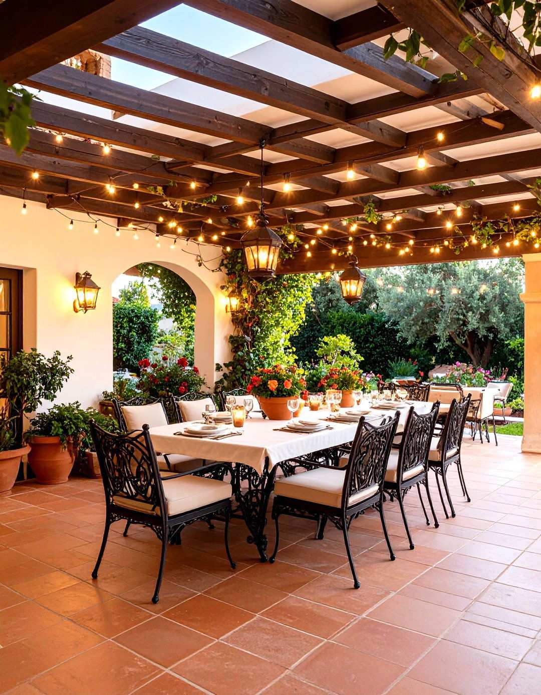 Outdoor Spanish Dining Areas - 24 spanish style dining room ideas