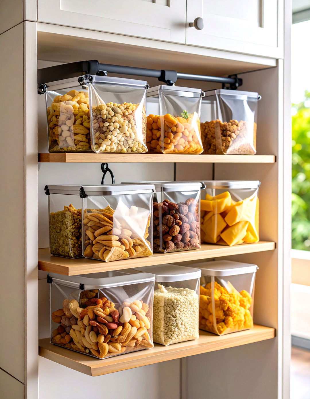 Over Door Hanging Organizer System - 24 Snack Storage Ideas