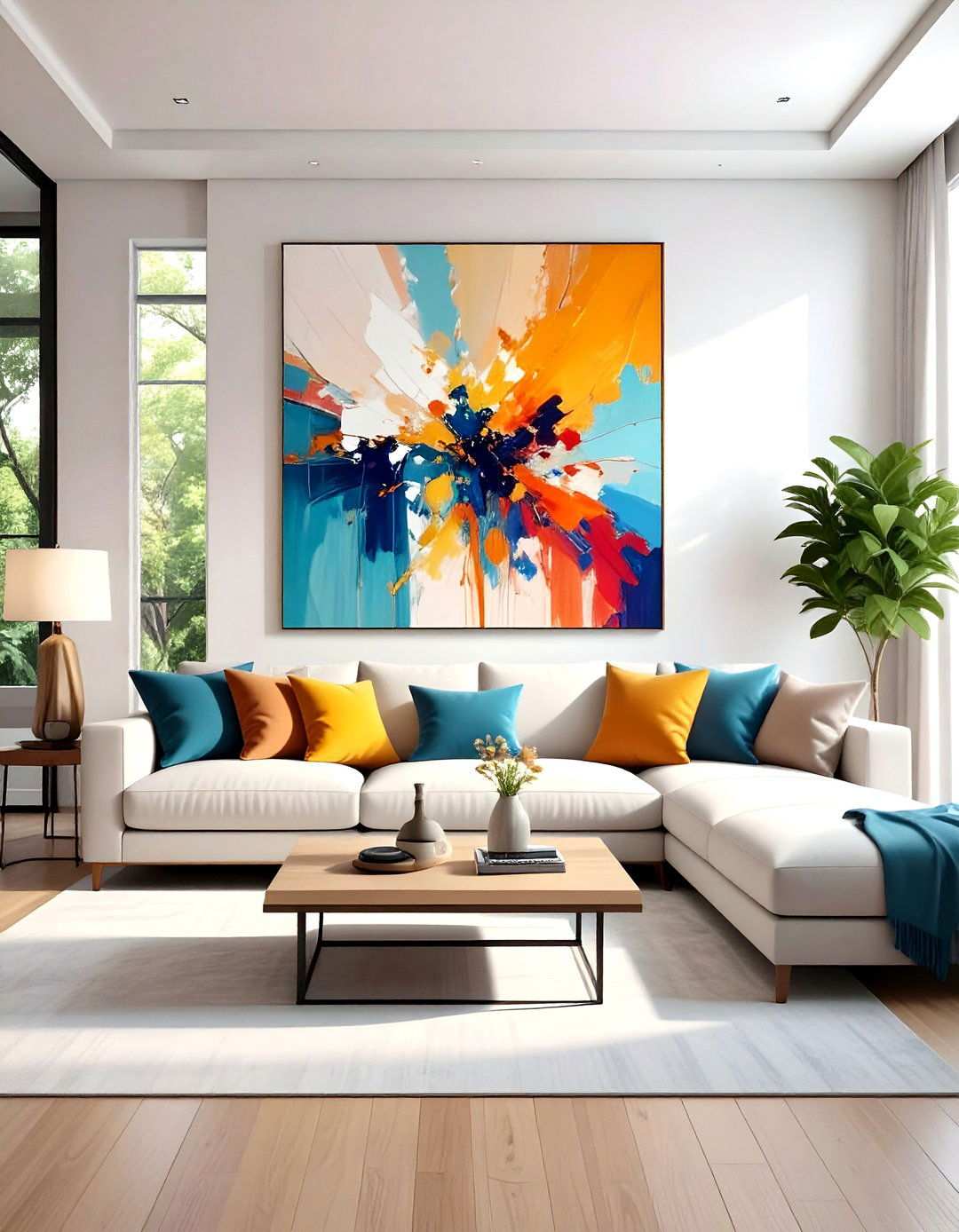 Oversized Abstract Expressionism - 24 Large Wall Art Ideas