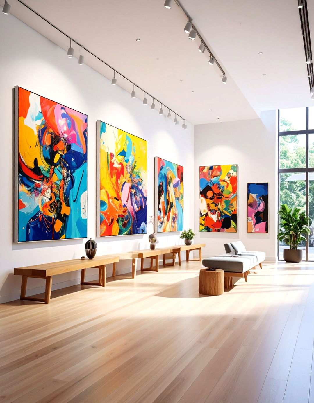 Oversized Artwork Gallery - 24 Modern Entryway Ideas