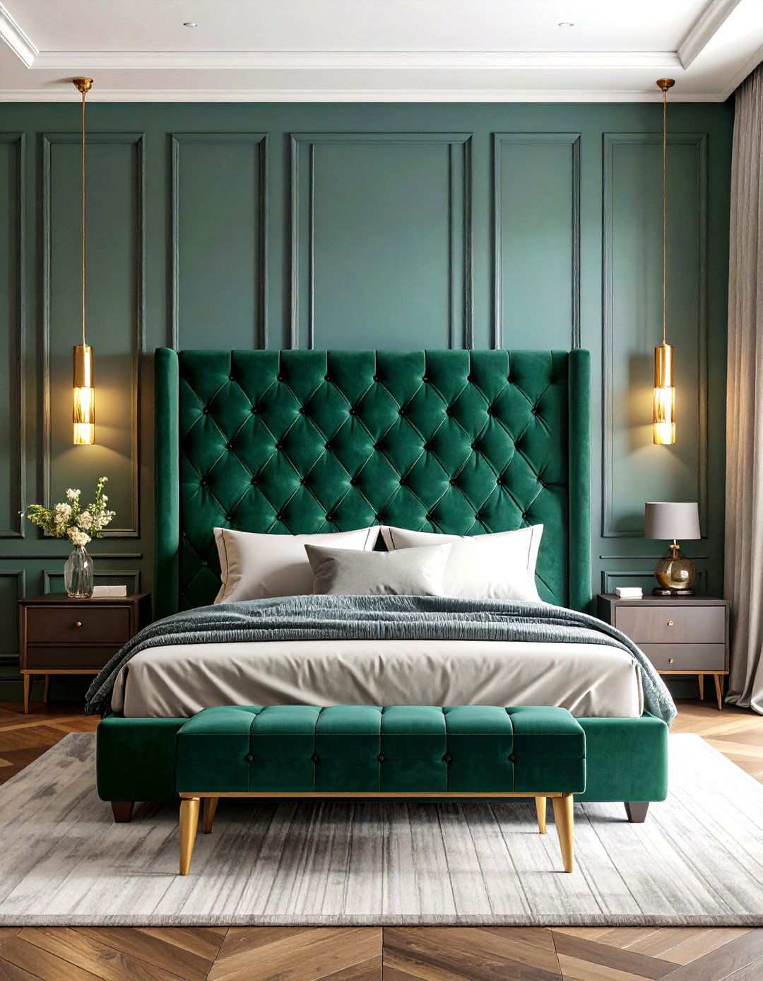 Oversized Headboard Designs - 24 luxury modern bedroom ideas