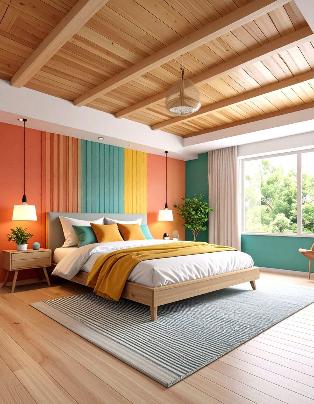 Painted Wood Ceiling Designs - 24 Wood Ceiling Ideas