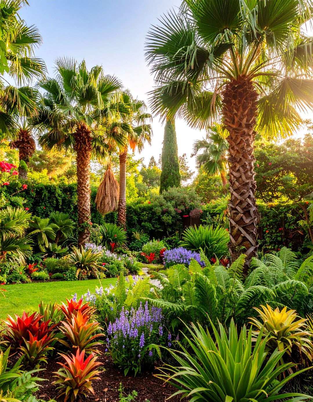 Palm Paradise Garden - 24 Tropical Garden Ideas