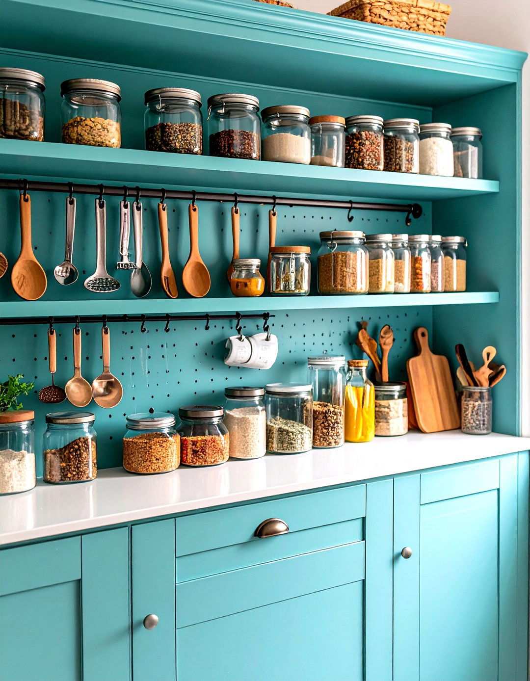 Pantry Door Organization - 24 Pegboard Ideas