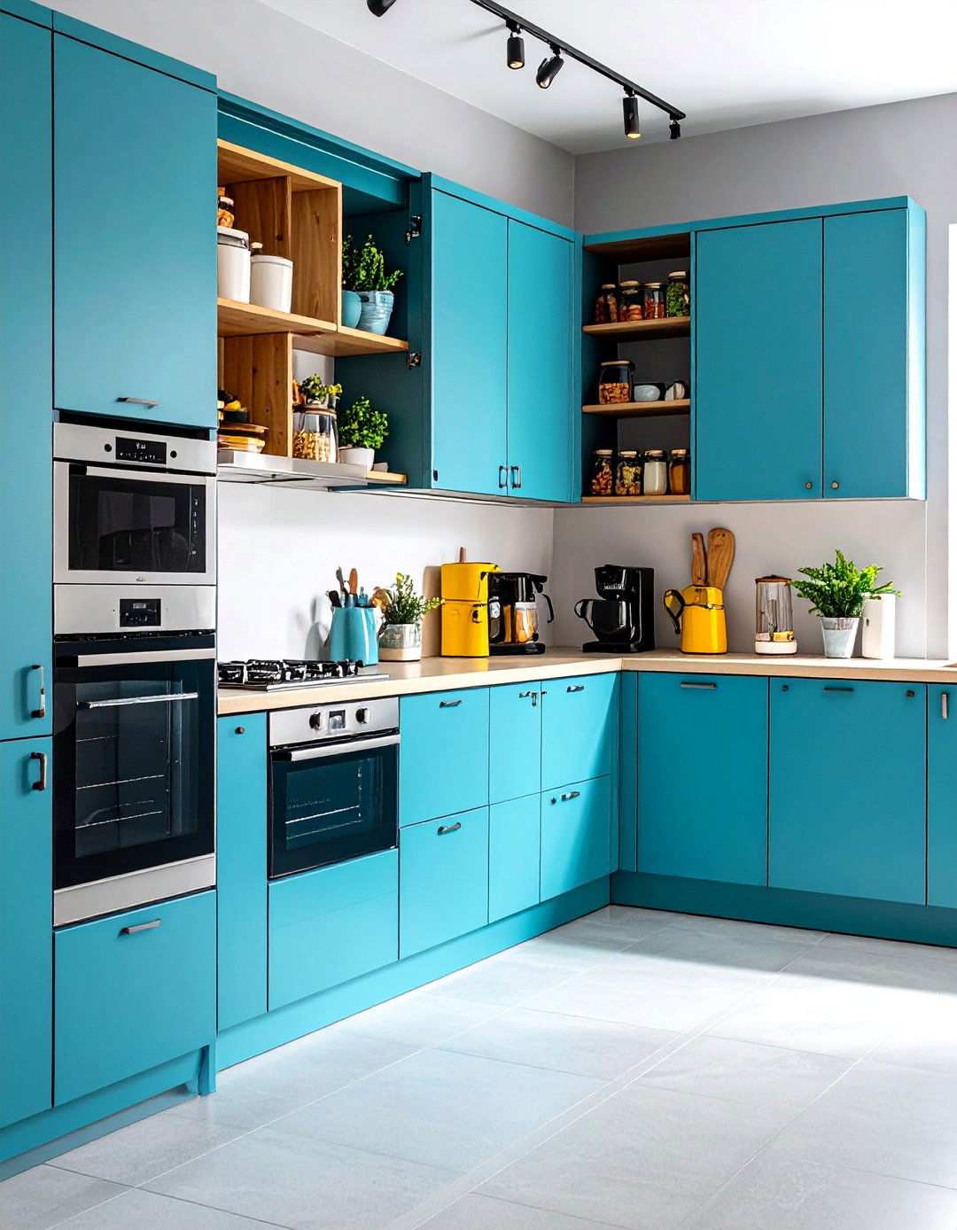 Pantry with Appliance Garage - 24 Larder Cupboard and Pantry Ideas for Your Kitchen