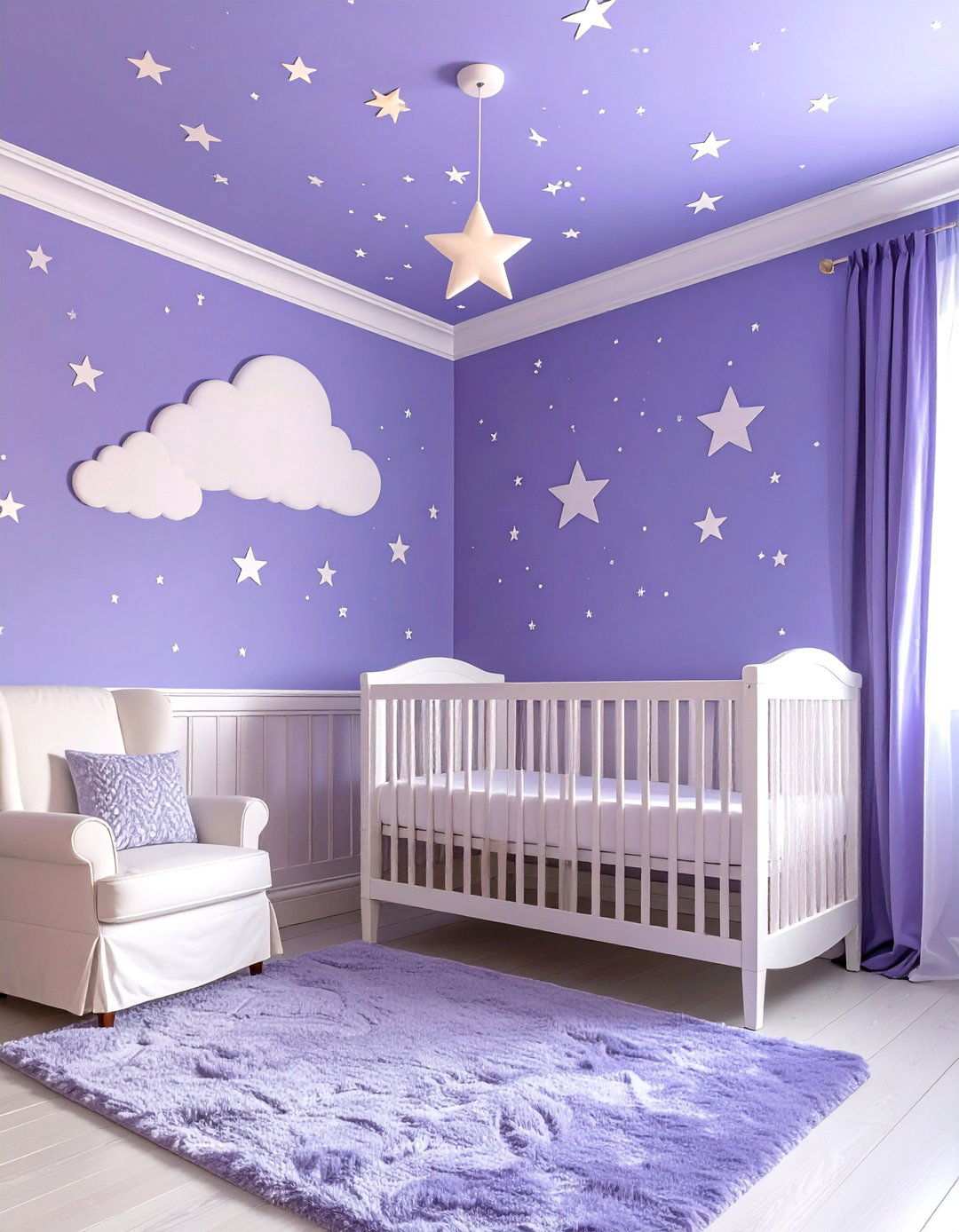 Pastel Purple Nursery Design - 24 Purple Bedroom Ideas