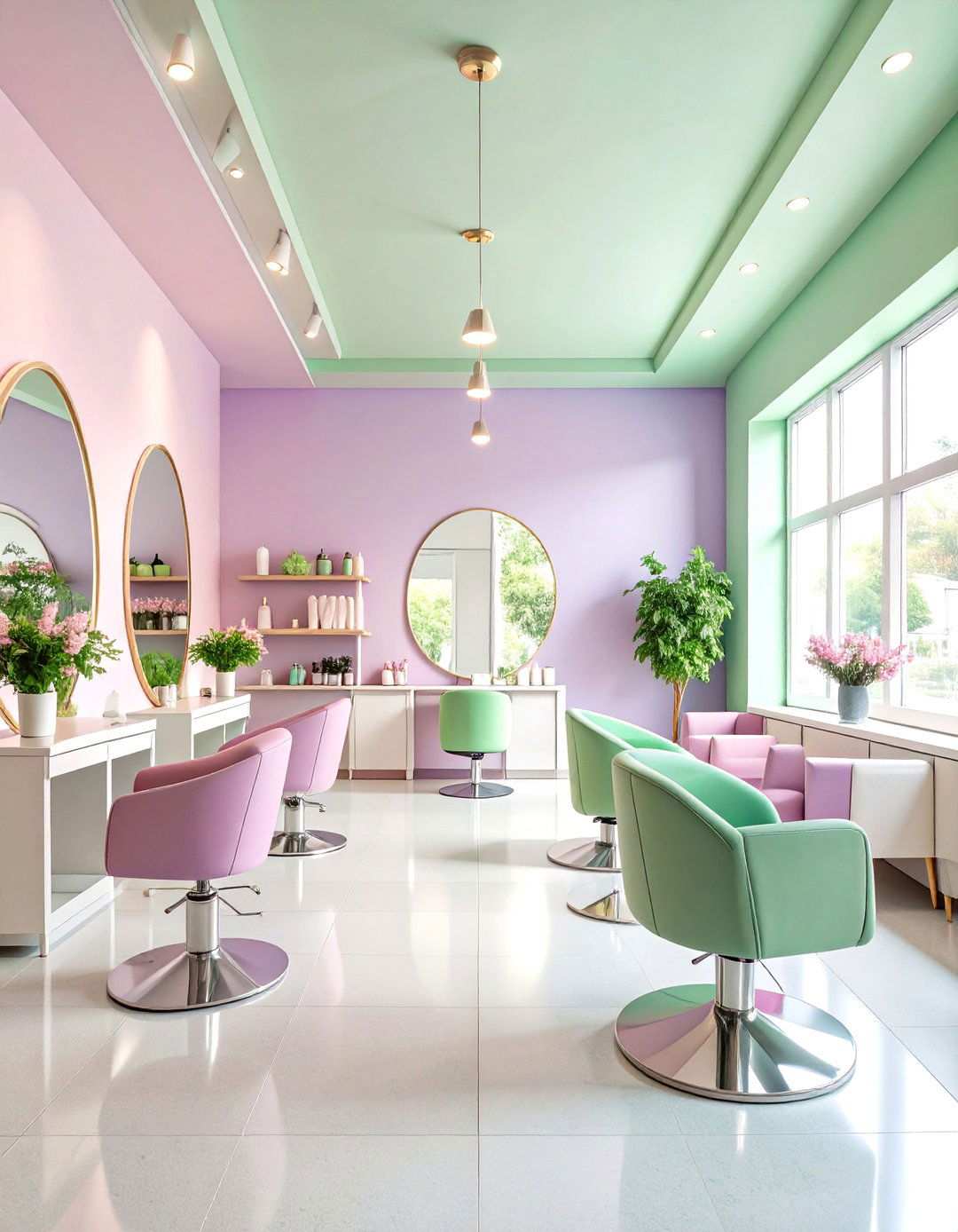 Pastel Serenity Zones - 24 Salon Interior Design Ideas