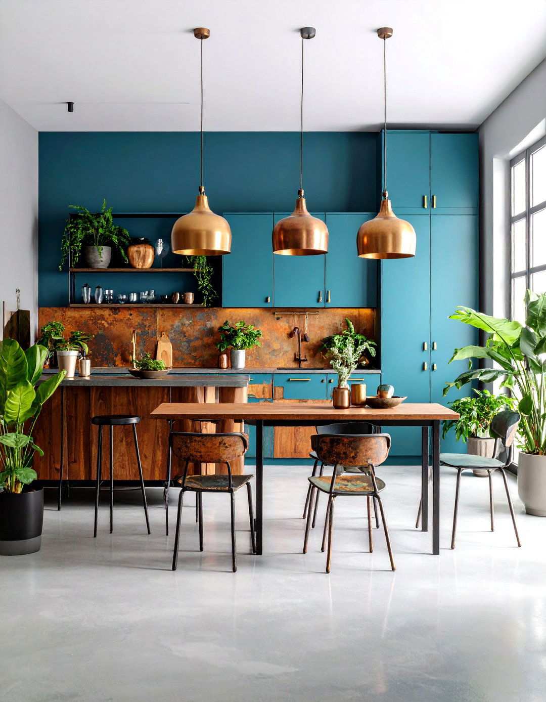 Patinated Metal Accents - 24 Wabi Sabi Interior Design Ideas