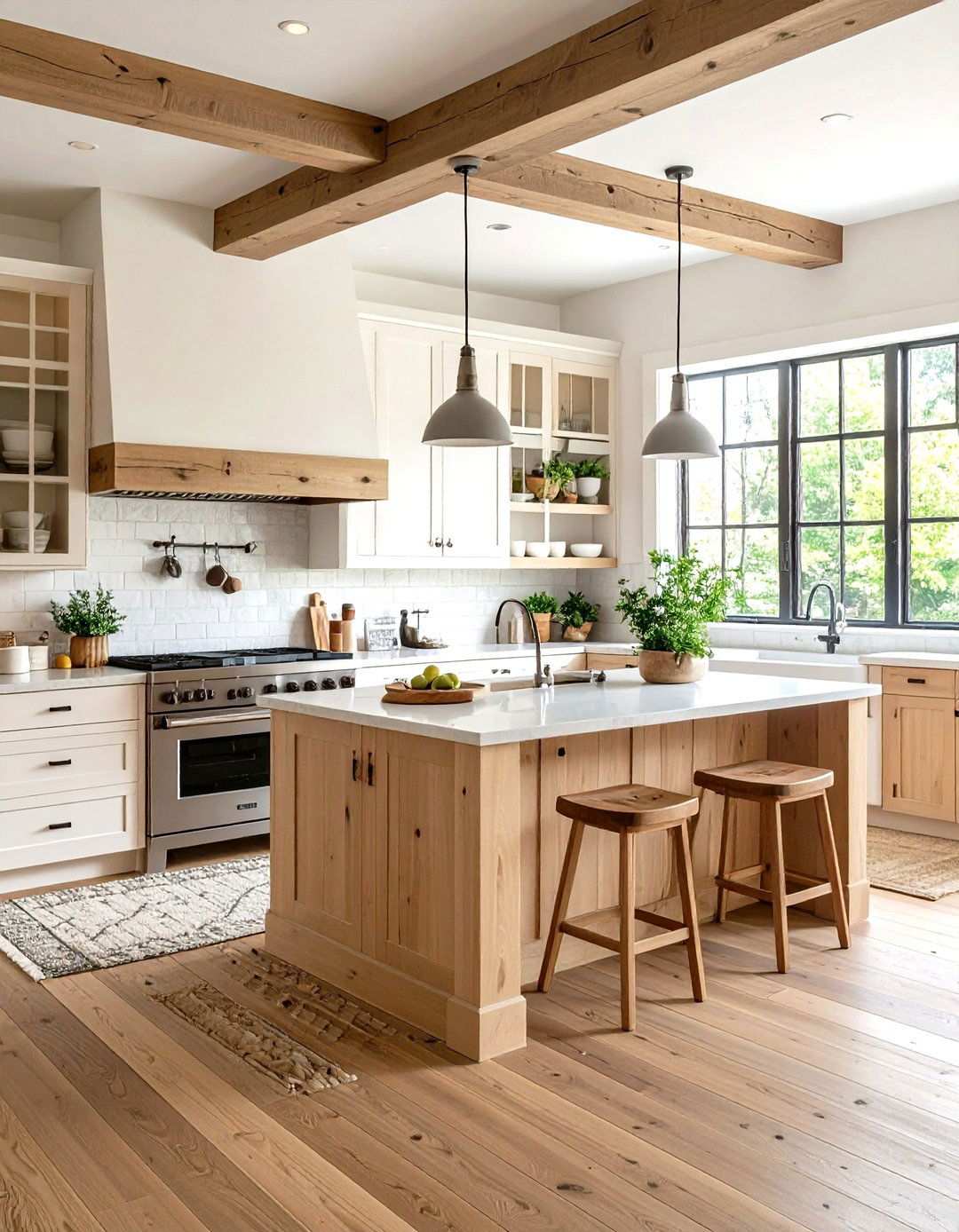 Pebble Stone Rounded Natural - 24 Rustic Backsplash Ideas