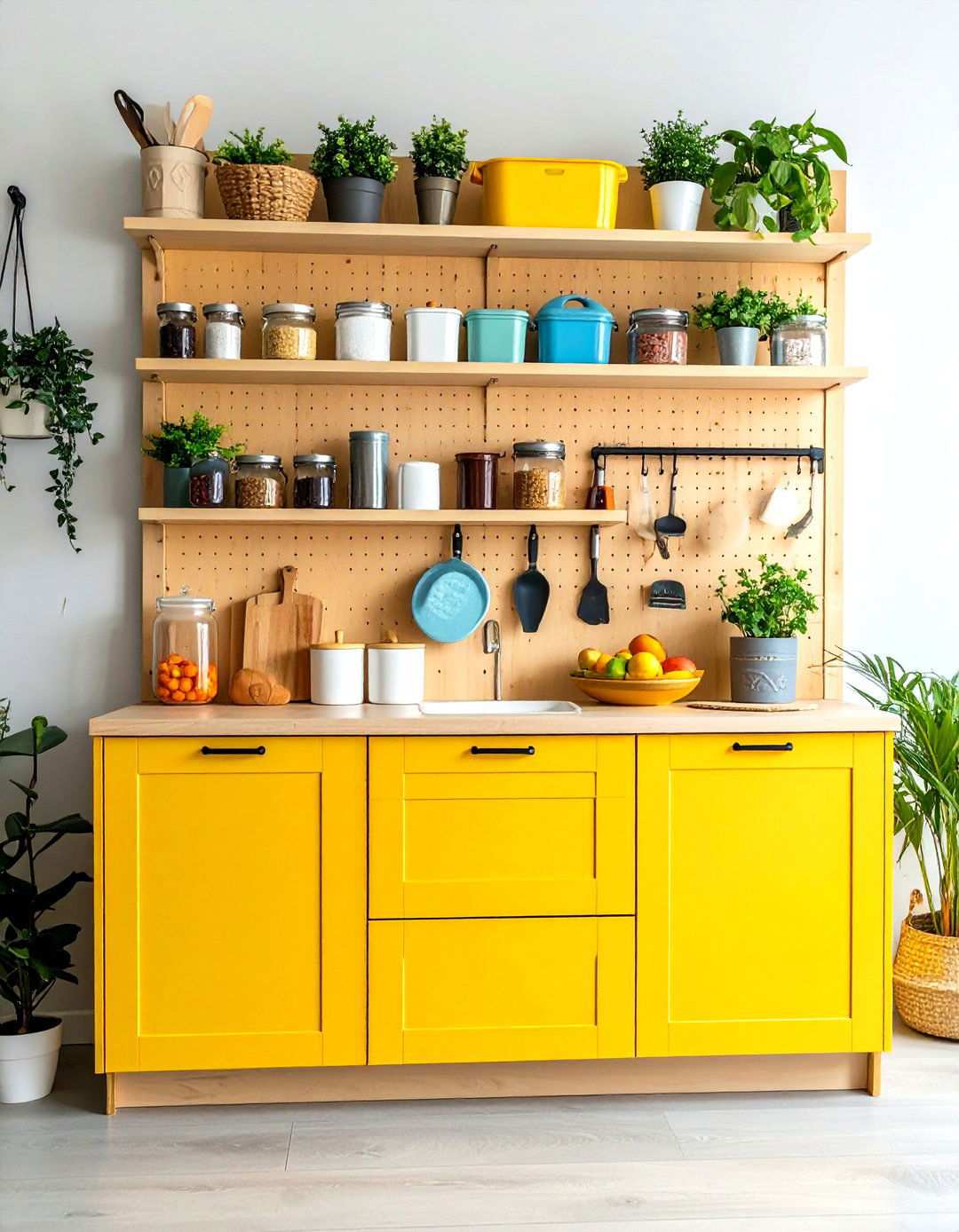 Pegboard Customization System - 24 Tupperware Organization Ideas