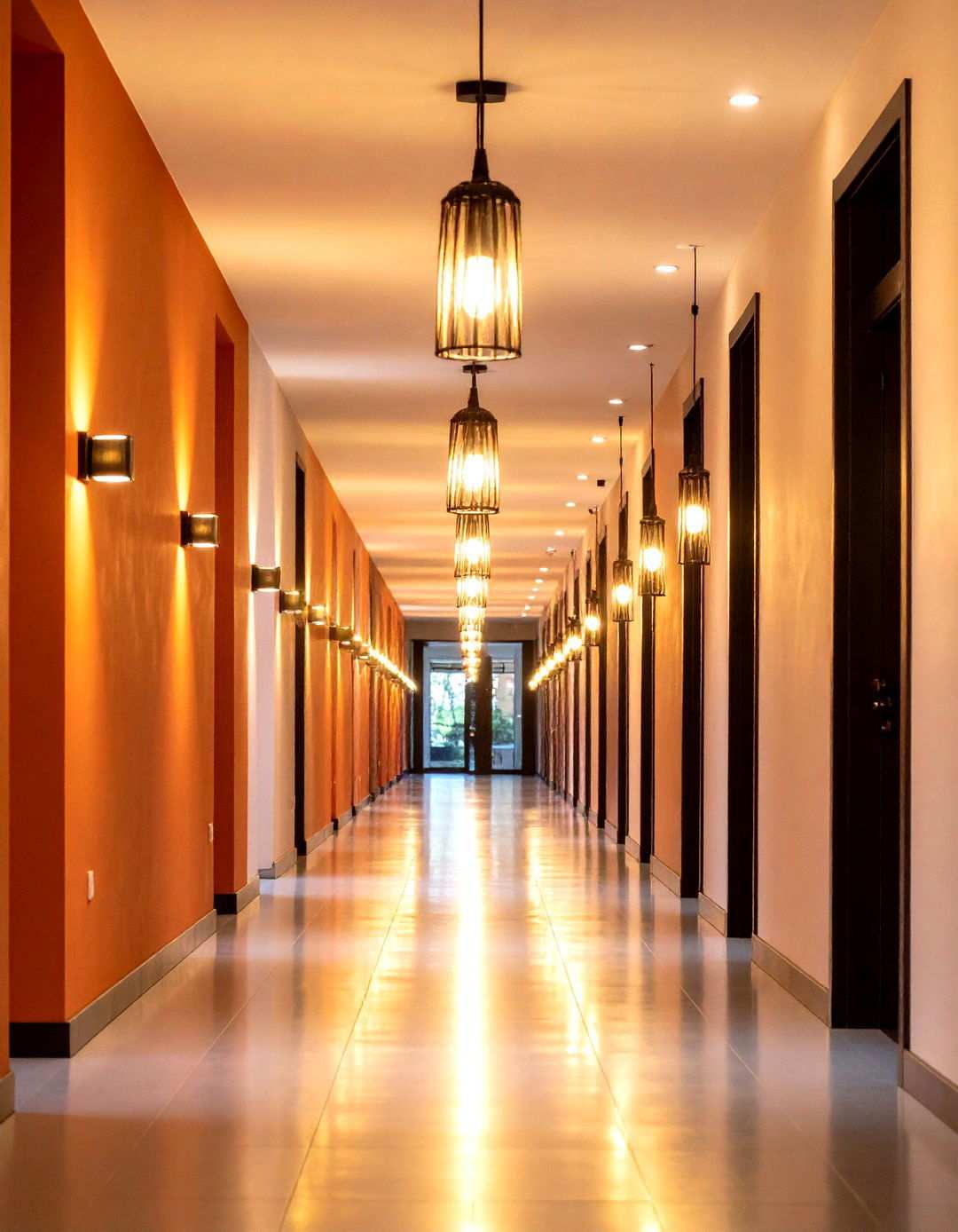 Pendant Lighting Features - 24 Narrow Hallway Ideas
