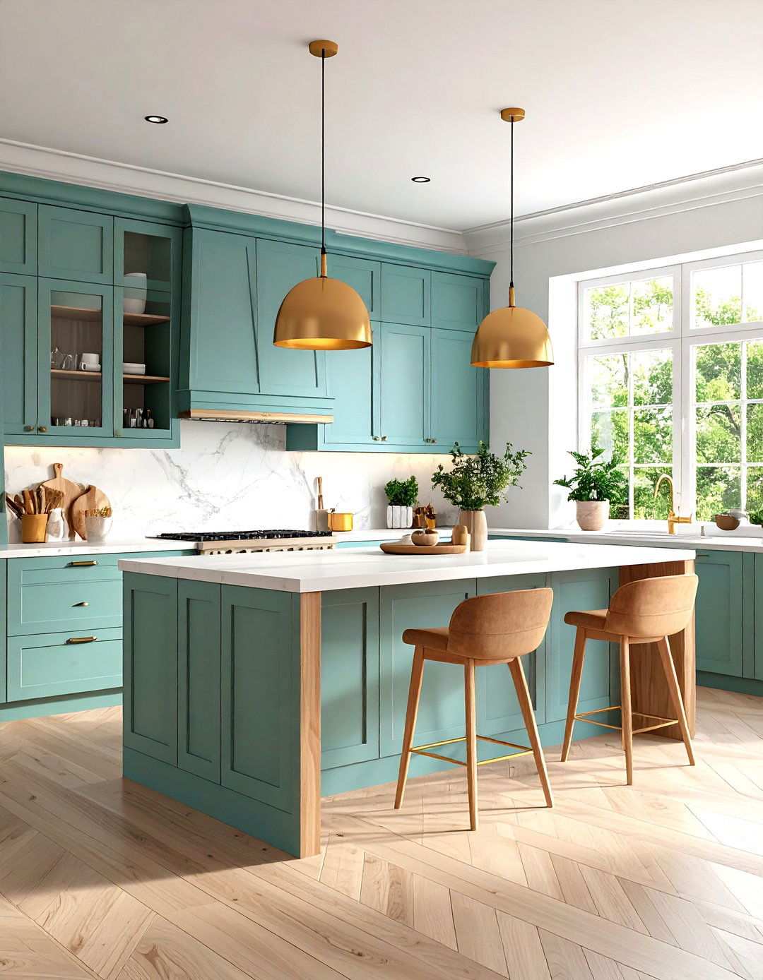 Peninsula Kitchen Extension Design - 24 Kitchens With Light Wood Cabinets
