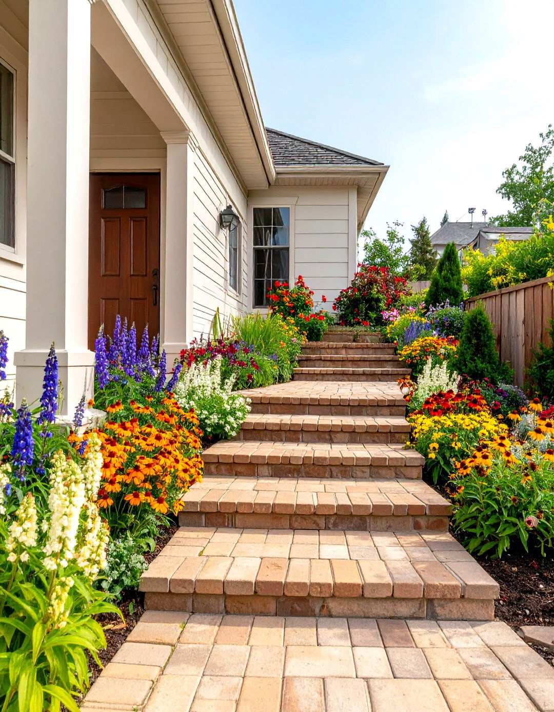 Perennial Border Cottage Collection - 24 Small Front Yard Landscaping Ideas