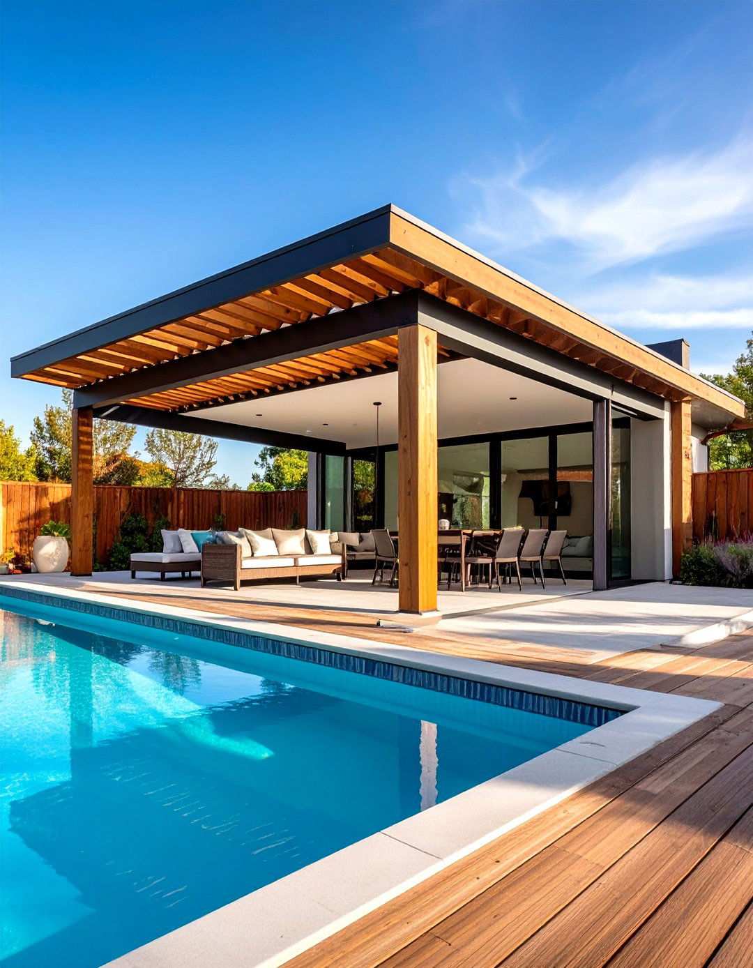 Pergola Pool Cabanas - 24 Pool Decor Ideas