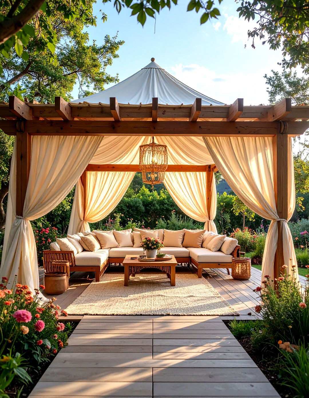 Pergola Tent Structures - 24 Pergola Cover Ideas