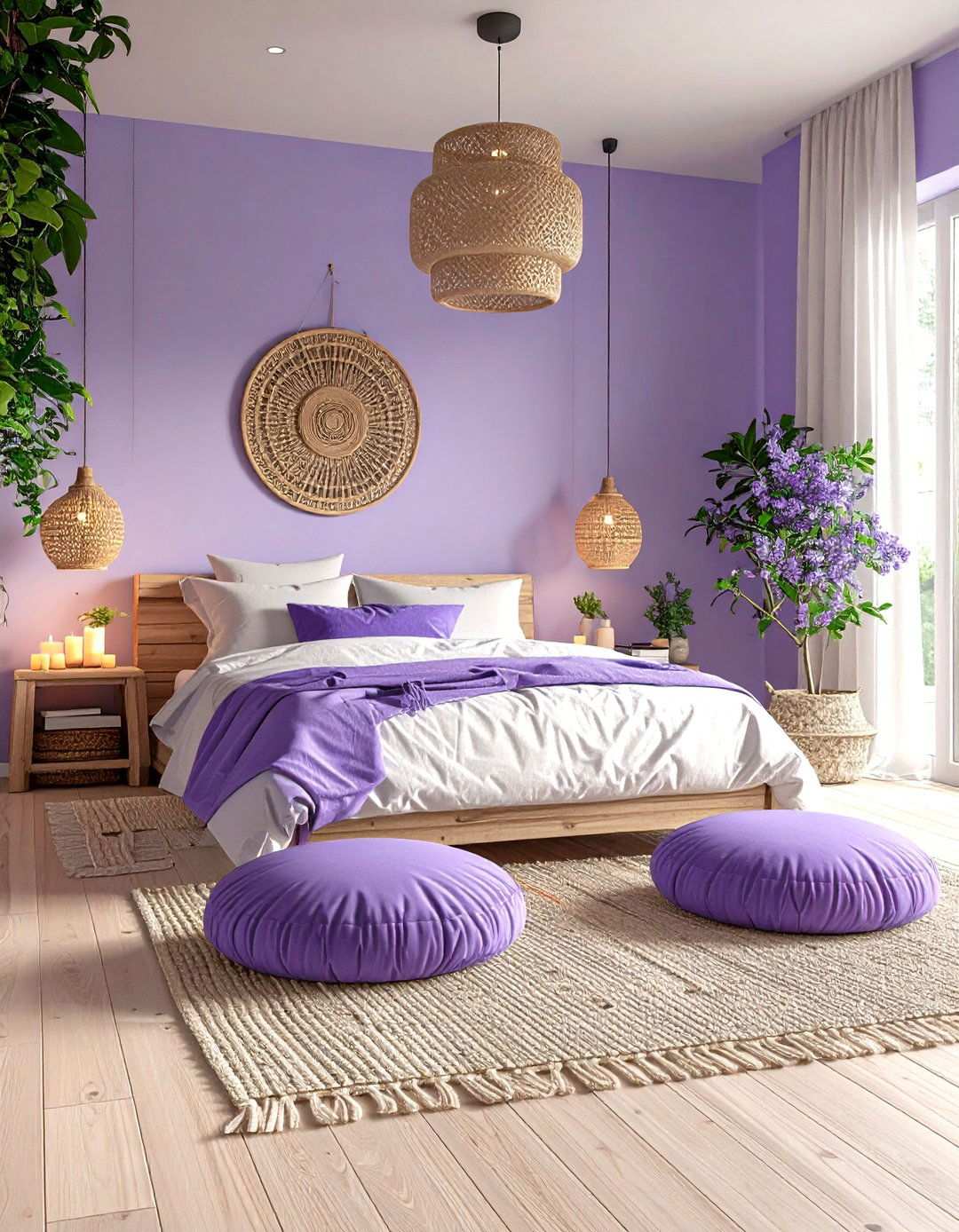 Periwinkle Wellness Bedroom Sanctuary - 24 Periwinkle Bedroom Ideas