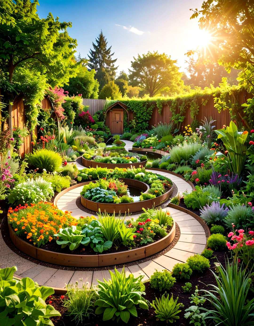 Permaculture Spiral Systems - 24 Spiral Garden Design Ideas