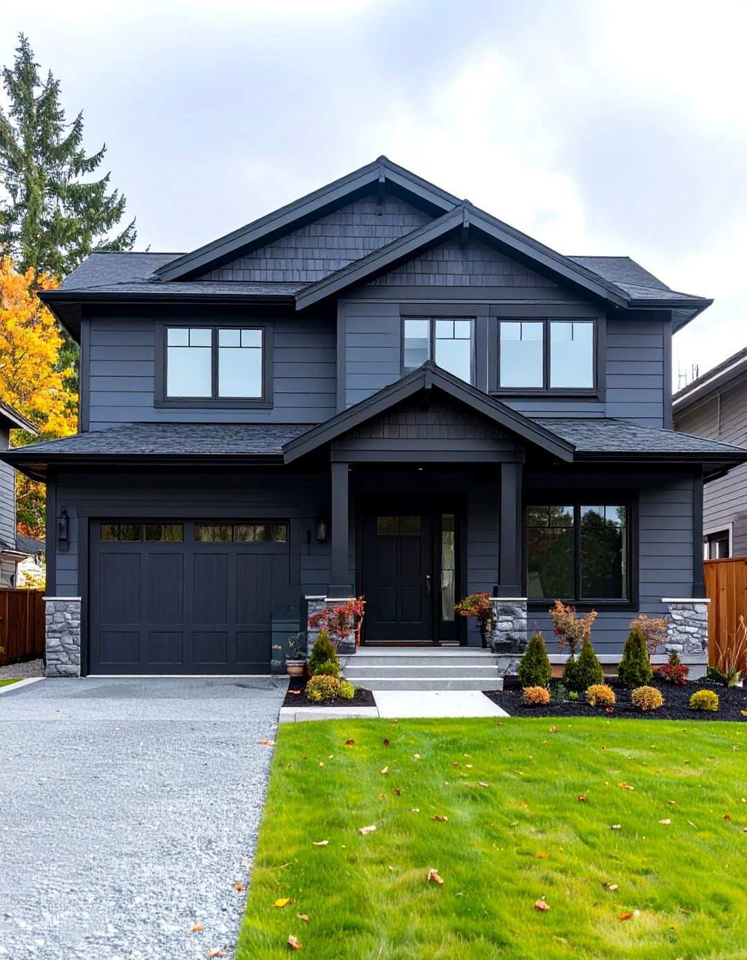 Pewter Gray House Exteriors - 24 House Siding Colors