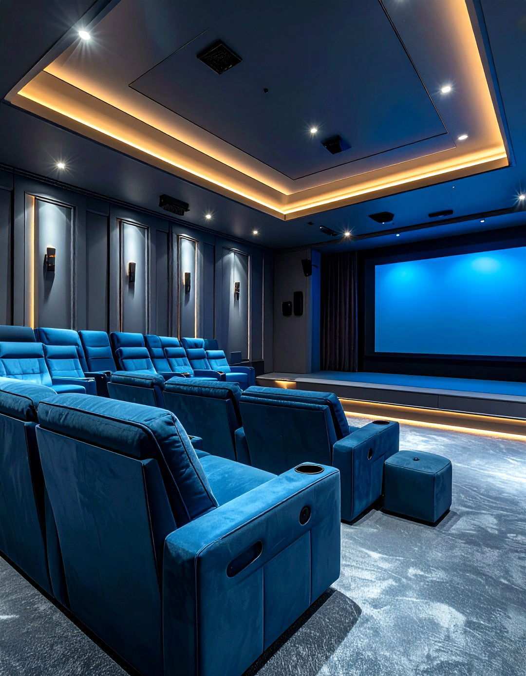 Pewter Gray Neutral Balance - 24 Home Theater Paint Colors