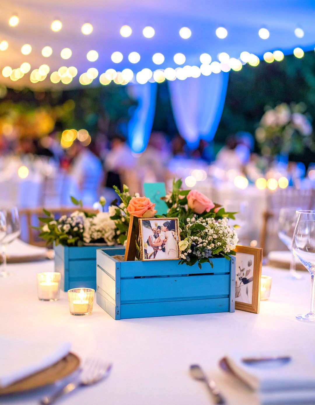 Picture Frame Memory Box - 24 Wedding Card Box Ideas