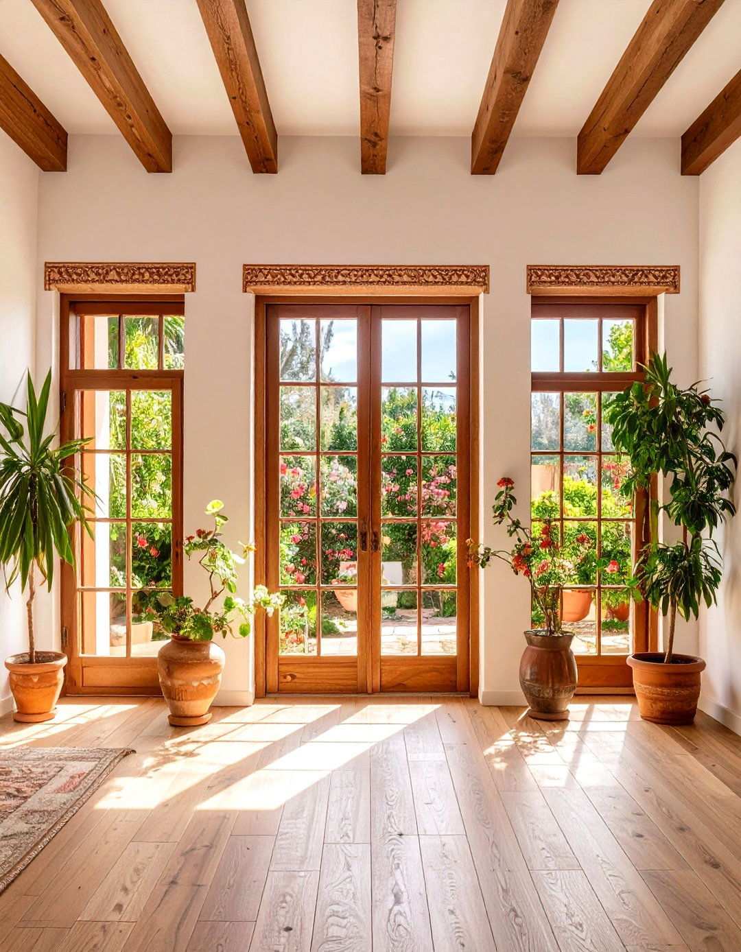 Picture Windows with Decorative Surrounds - 24 spanish style windows