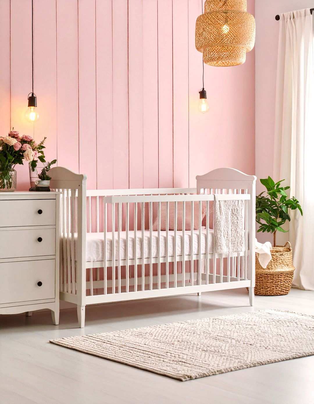 Pink Farmhouse Rustic Nursery Style - 24 Pink Nursery Ideas