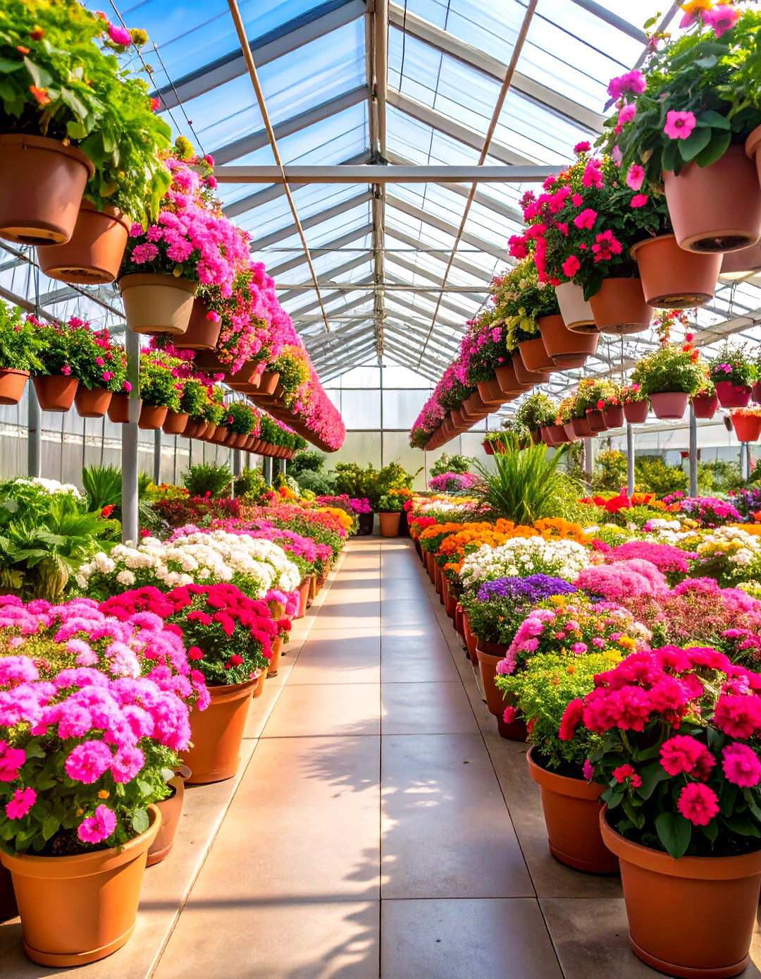 Pink Greenhouse Container Paradise - 24 Pink Garden Ideas