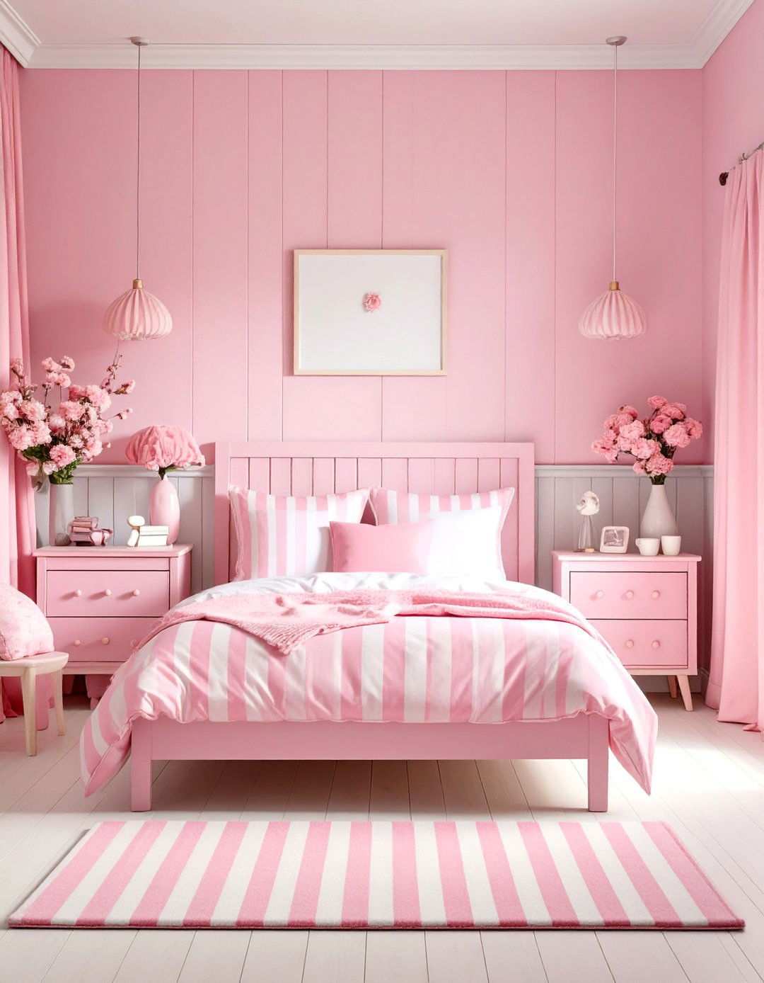 Pink Preppy Dorm Room - 24 Pink Dorm Room Ideas
