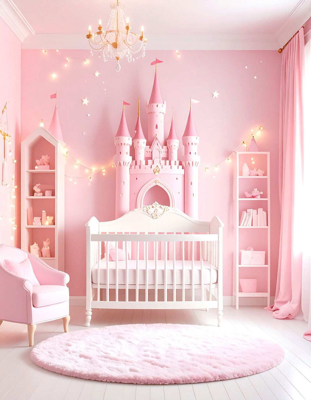 Pink Storybook Fairy Tale Nursery - 24 Pink Nursery Ideas