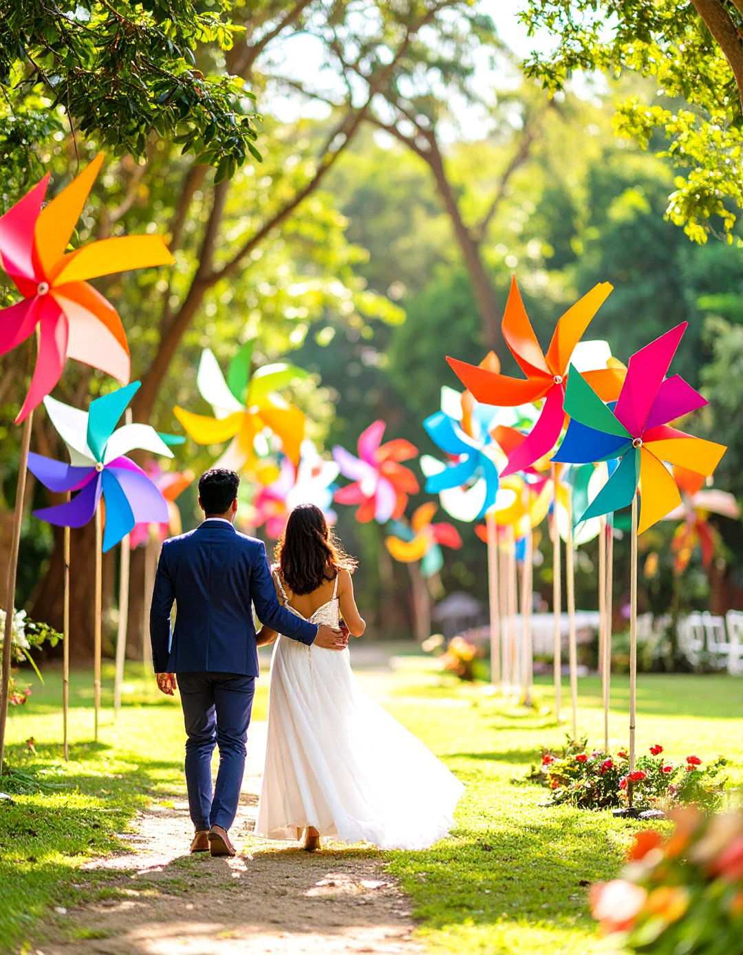 Pinwheel Wind Celebration - 24 Wedding Send-off Ideas