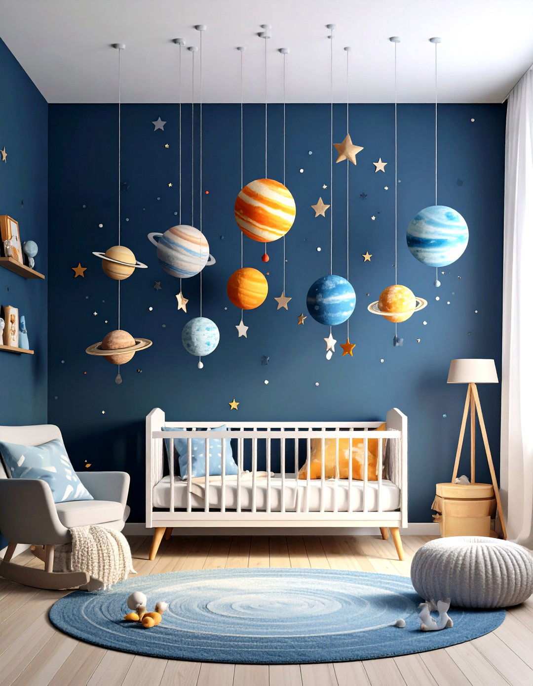 Planet Mobile Gallery - 24 Space-themed Nursery Ideas