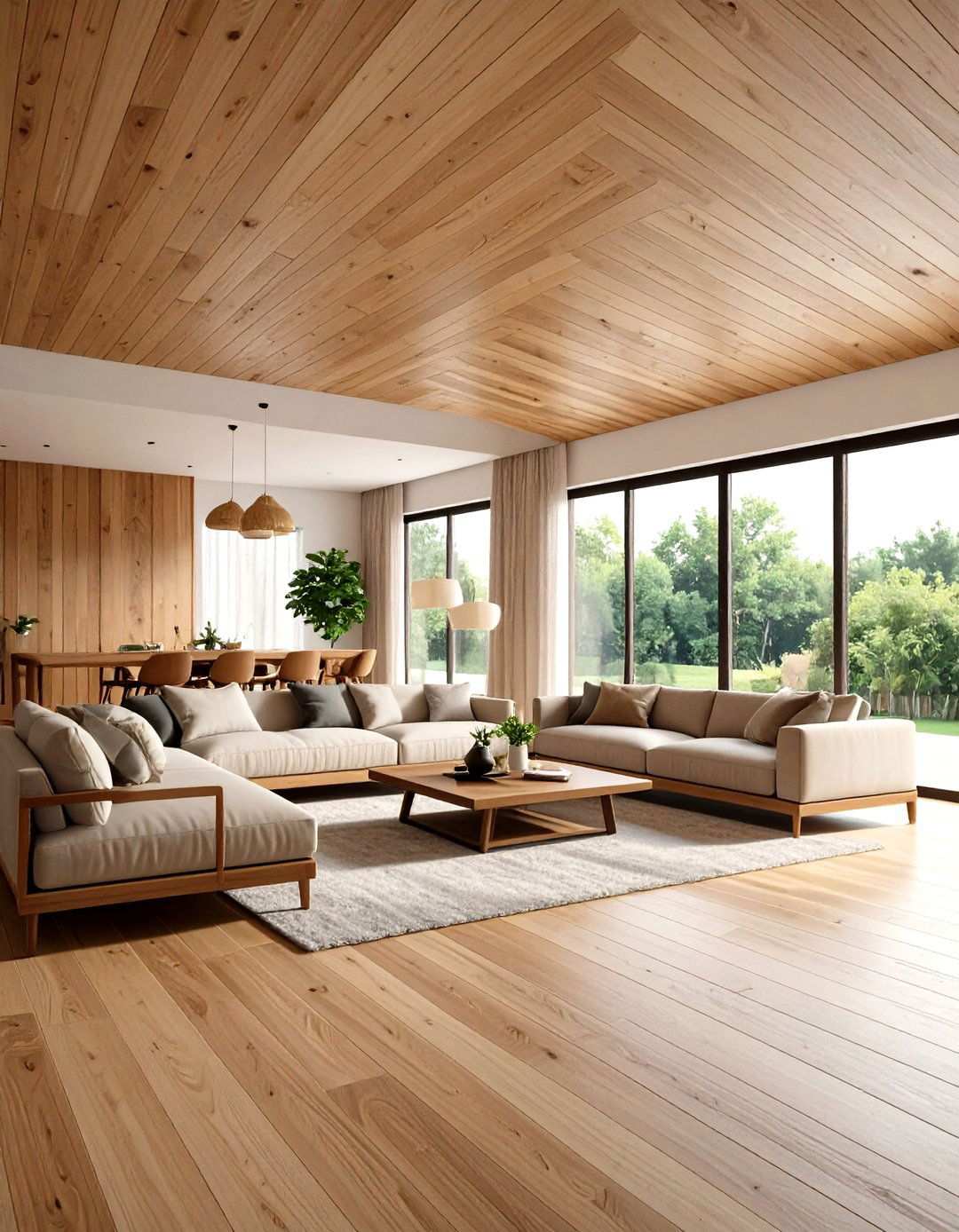 Planked Wood Ceiling Applications - 24 Wood Ceiling Ideas