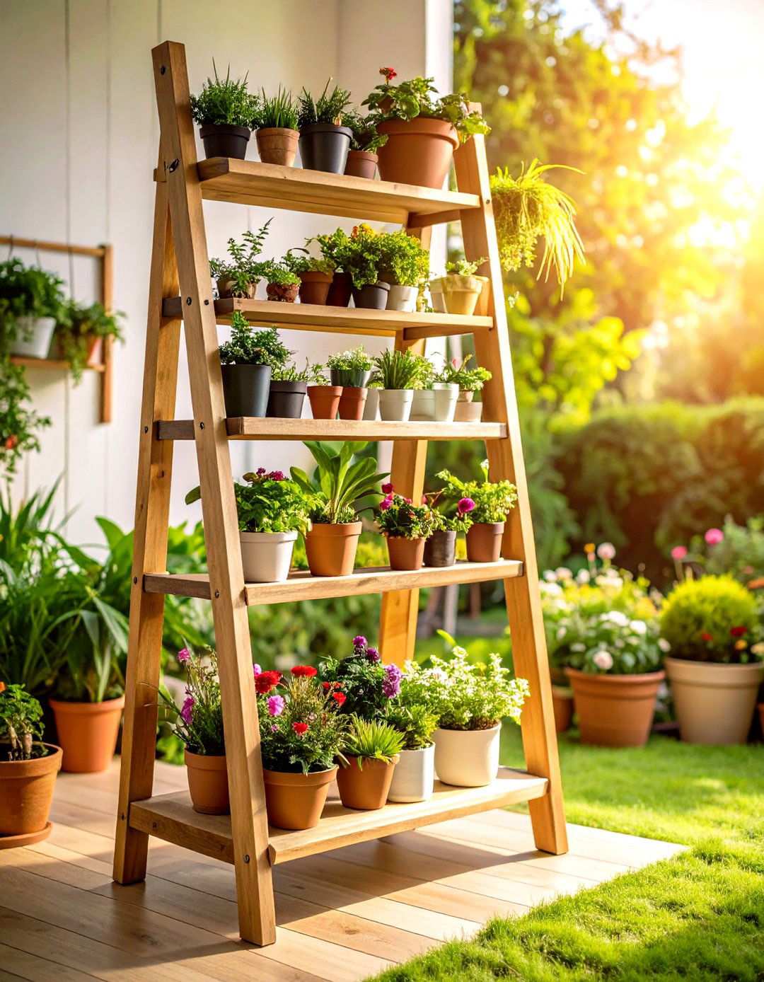 Plant Stand Ladder Dividers - 24 Room Divider Ideas
