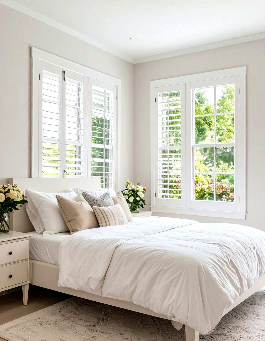 Plantation Shutters with Built in Tilt Control - 24 Window Treatments Ideas