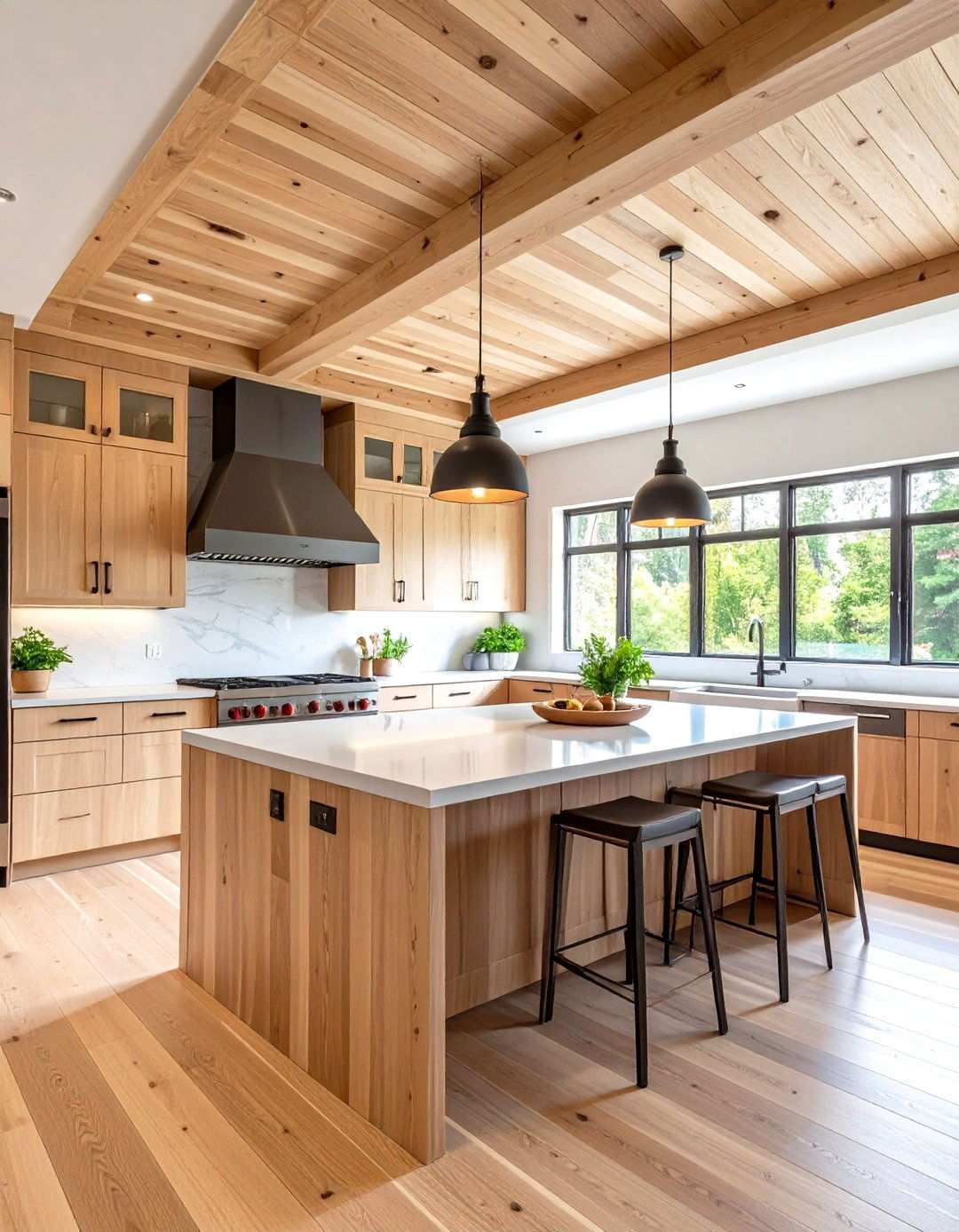 Plywood Ceiling for Kitchen Applications - 24 Plywood Ceiling Ideas