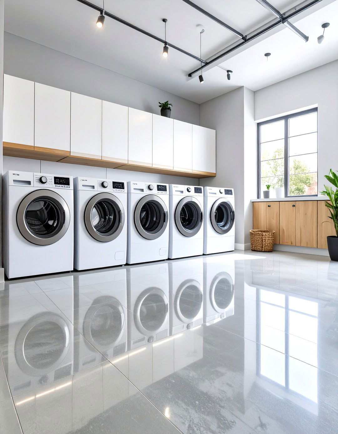 Polished Concrete Flooring - 24 Laundry Room Floor Ideas