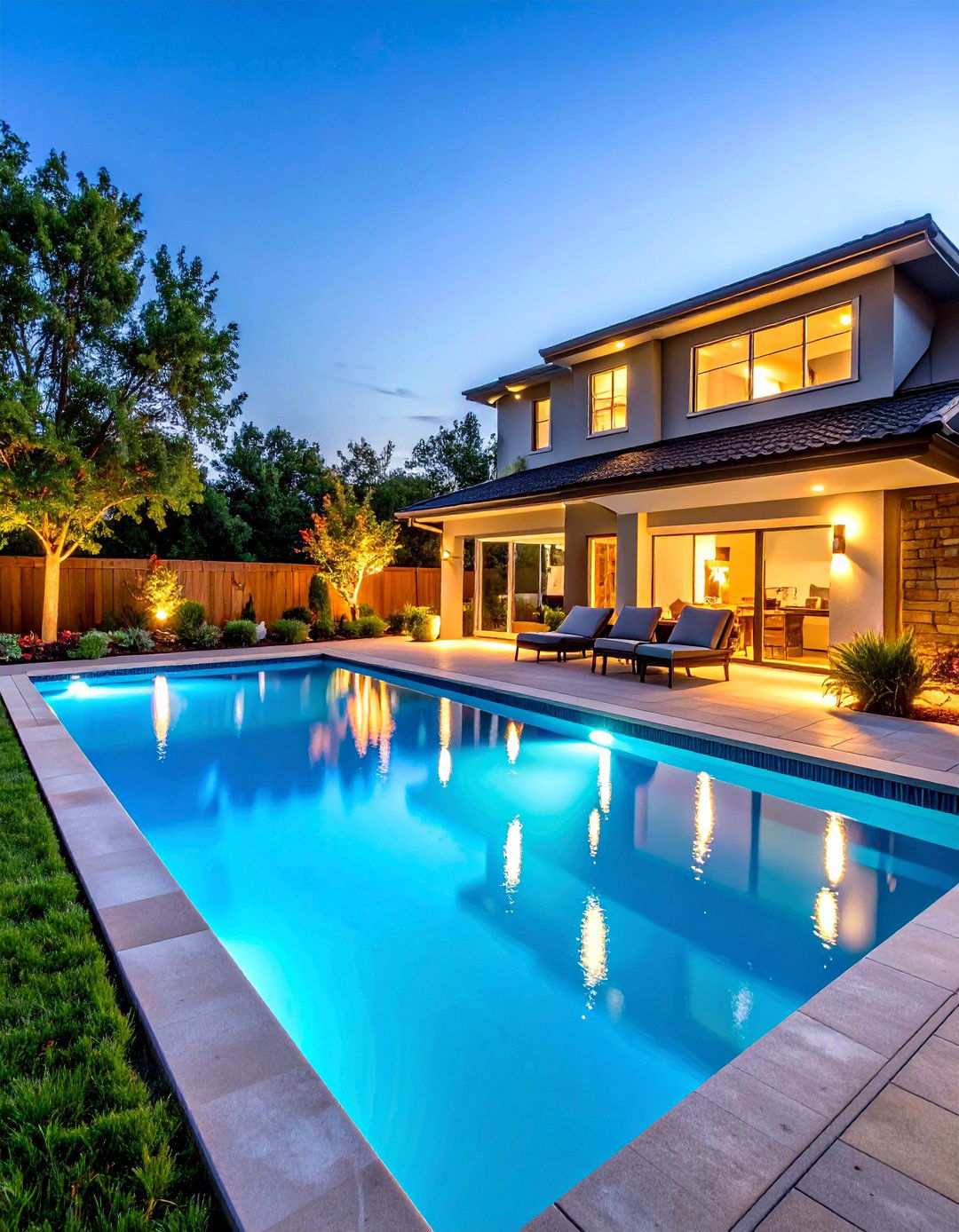 Pool and Spa Illumination - 24 Landscape Lighting Ideas