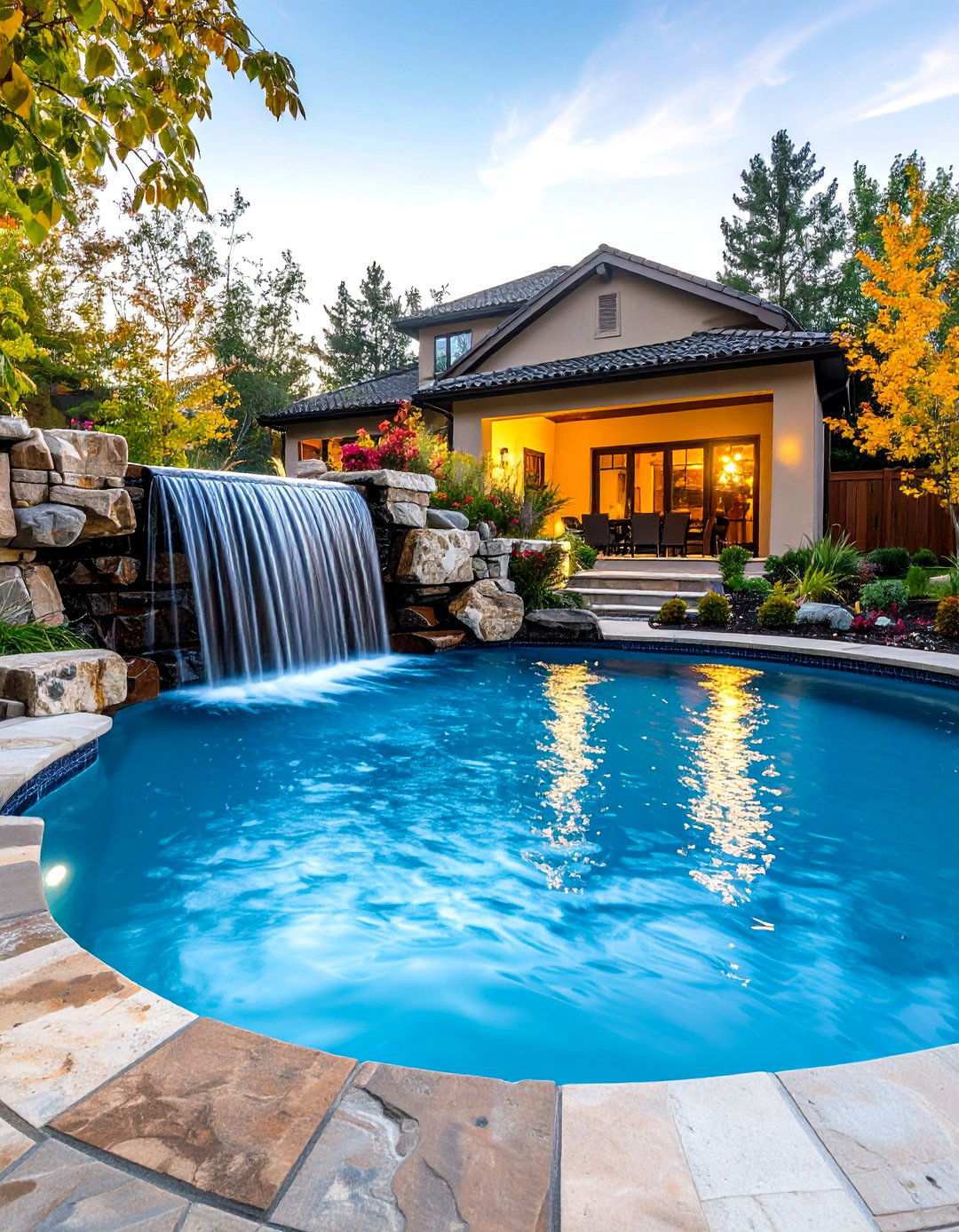Pool Area Enhancement Waterfall - 24 Pondless Waterfall Design Ideas