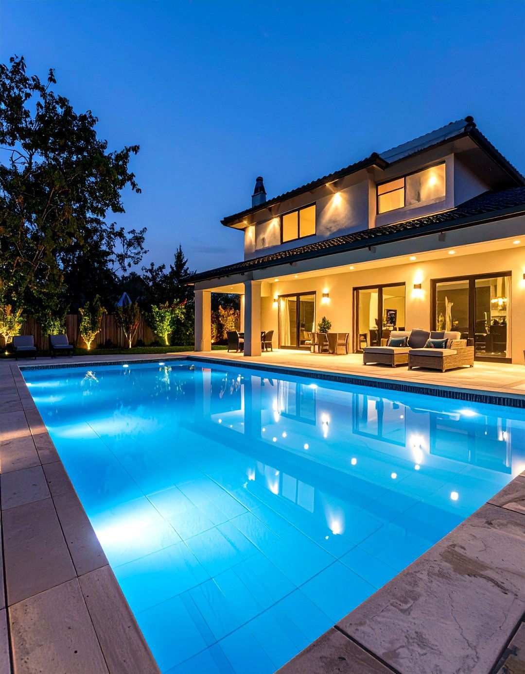 Pool Lighting Integration Tiles - 24 Pool Tile Ideas